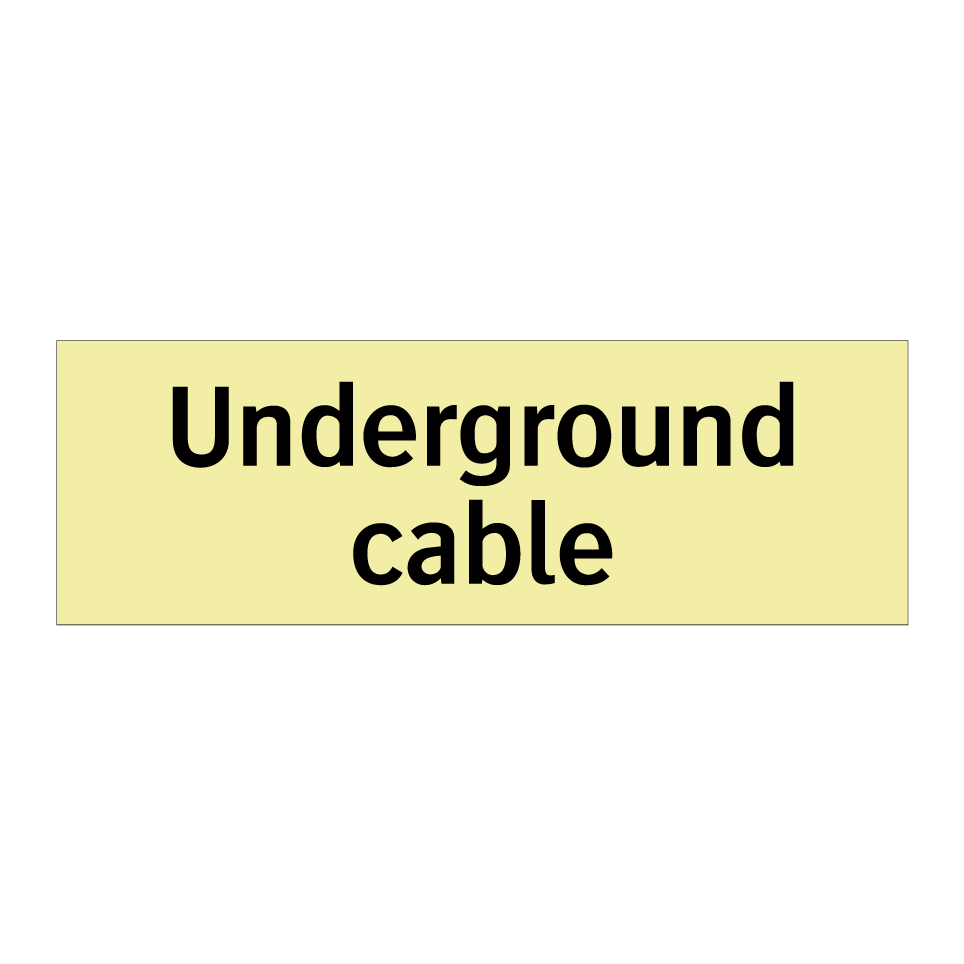Underground cable