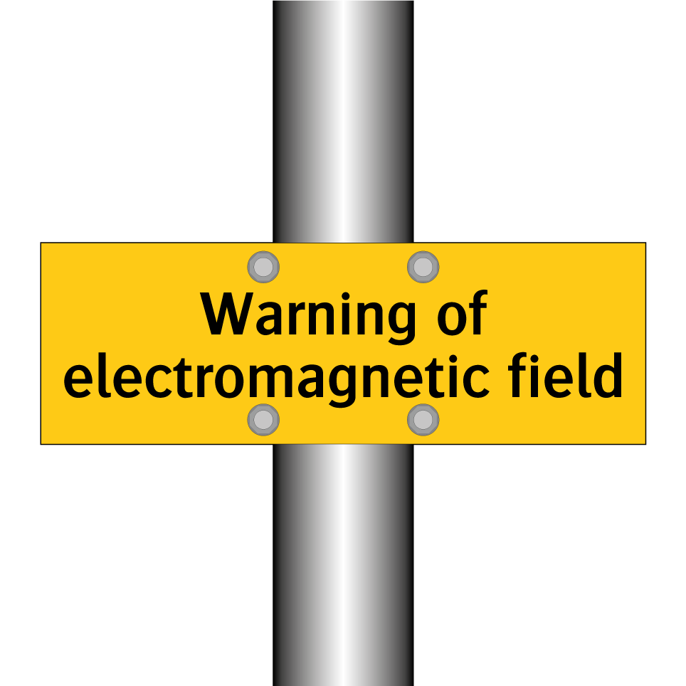 Warning of electromagnetic field