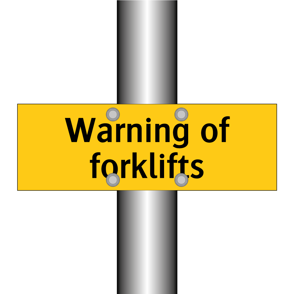 Warning of forklifts