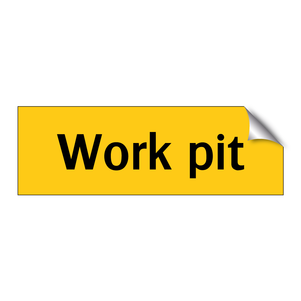 Work pit