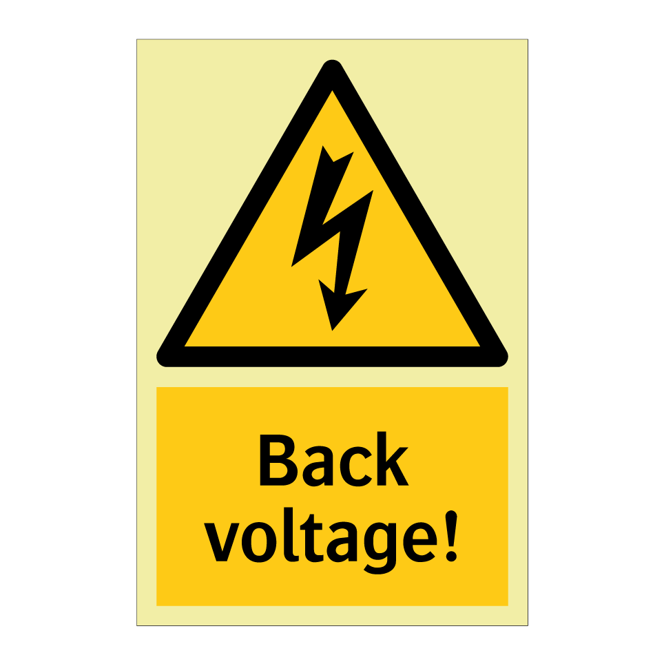 Back voltage!