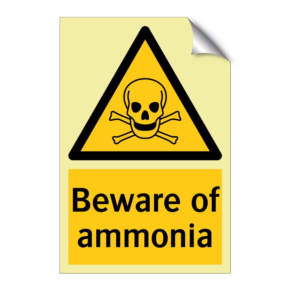 Beware of ammonia