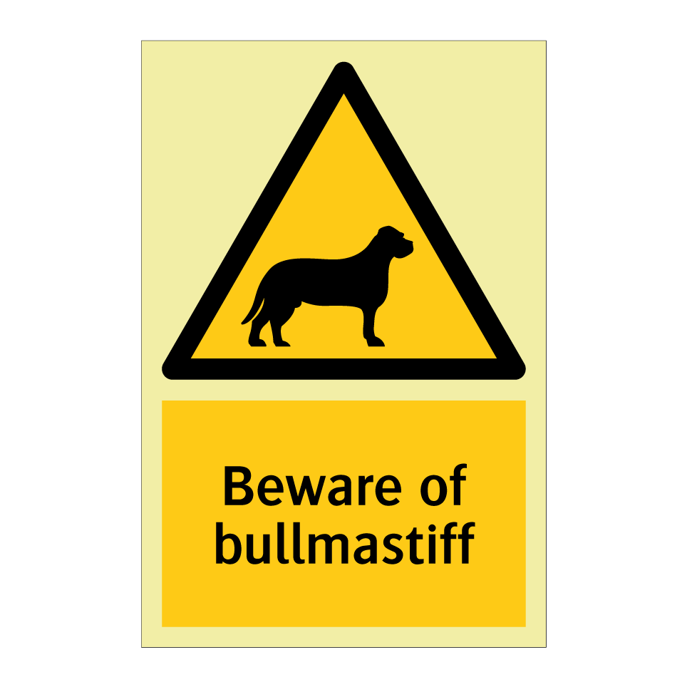 Beware of bullmastiff