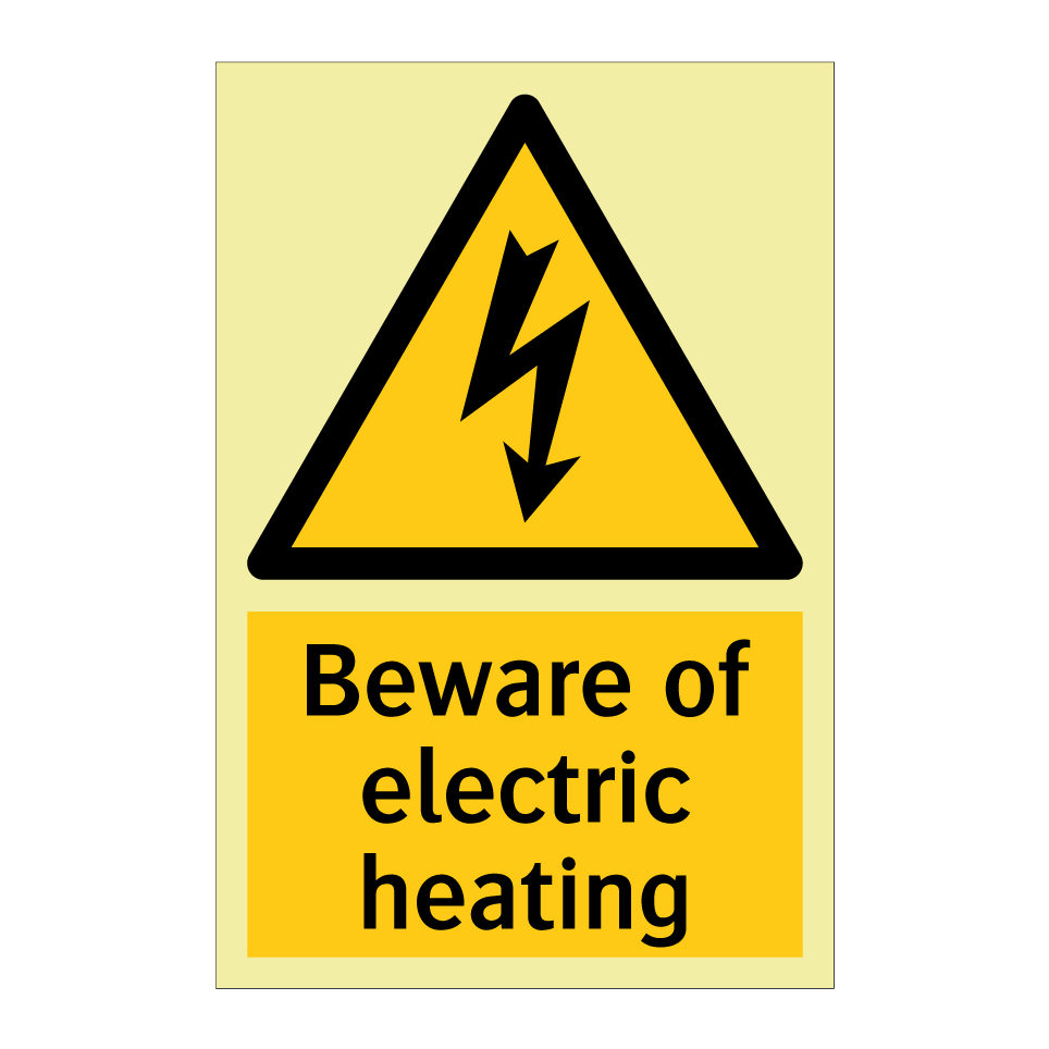 Beware of electric heating