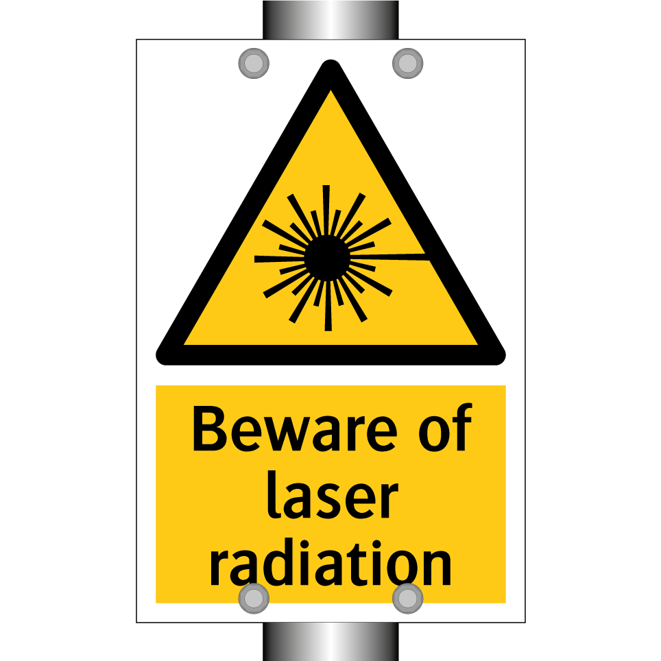 Beware of laser radiation