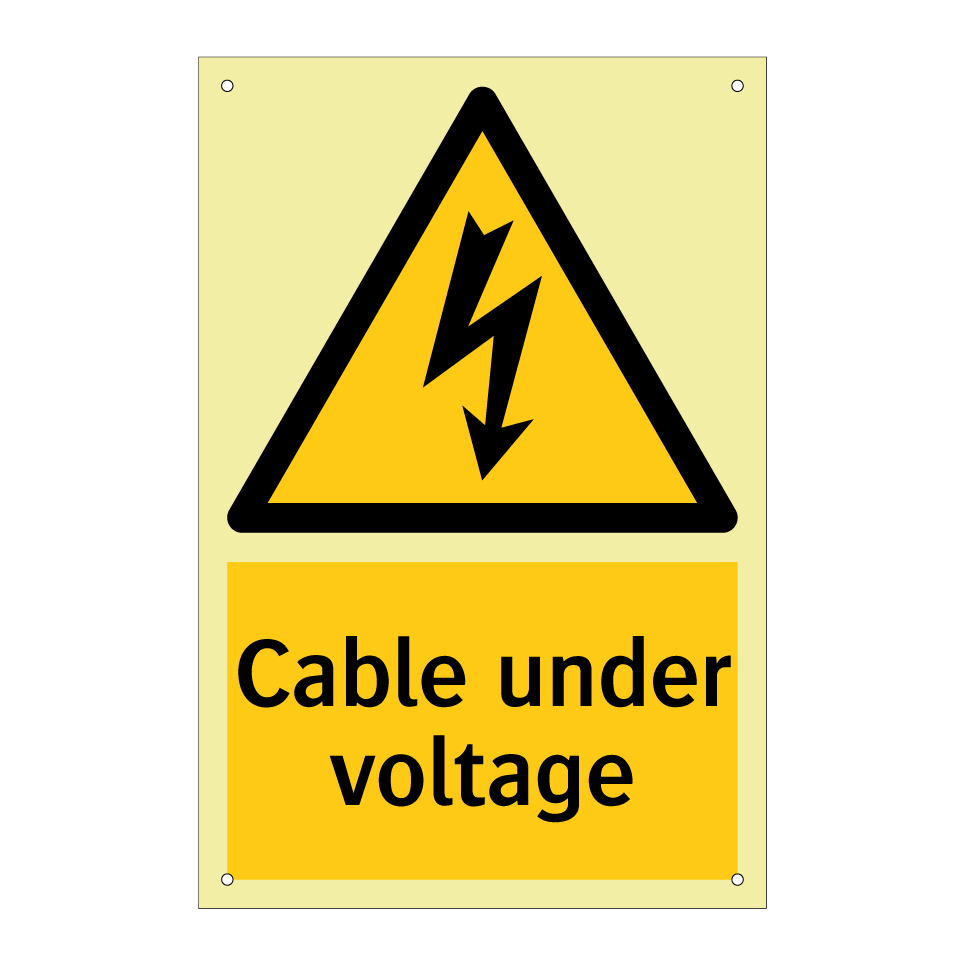 Cable under voltage