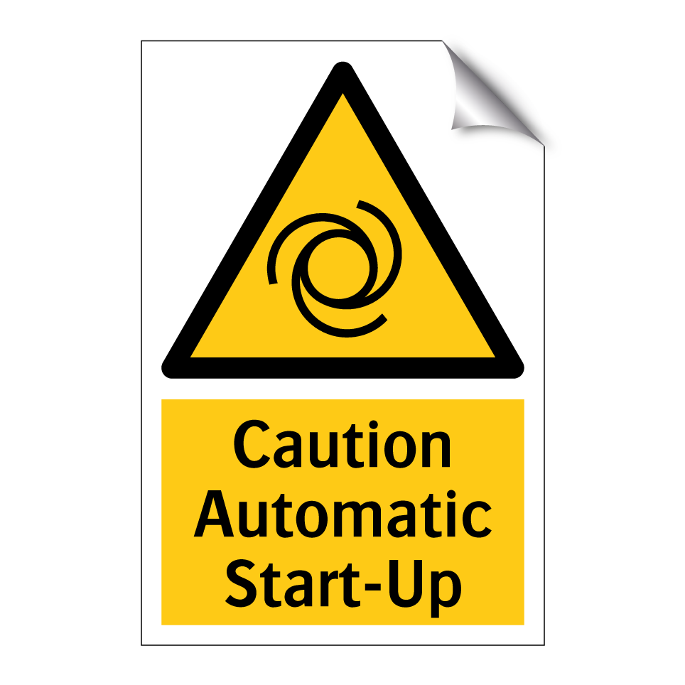Caution Automatic Start-Up