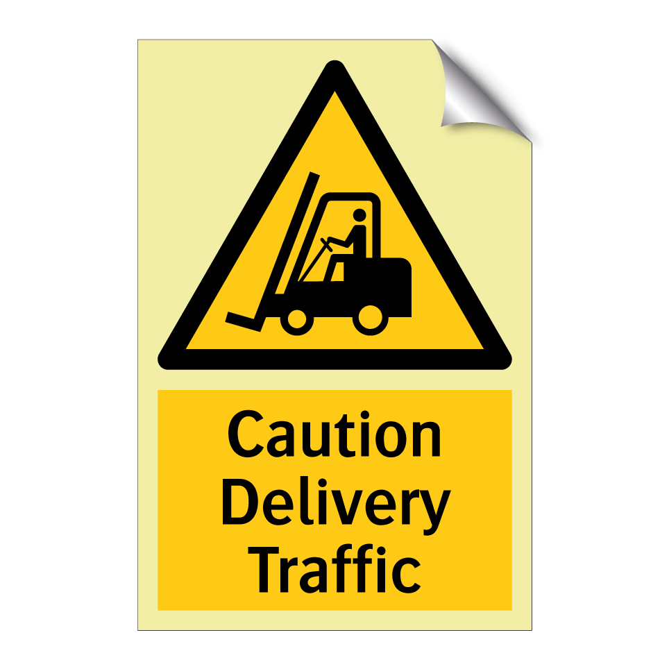 Caution Delivery Traffic