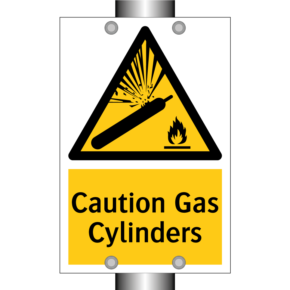 Caution Gas Cylinders