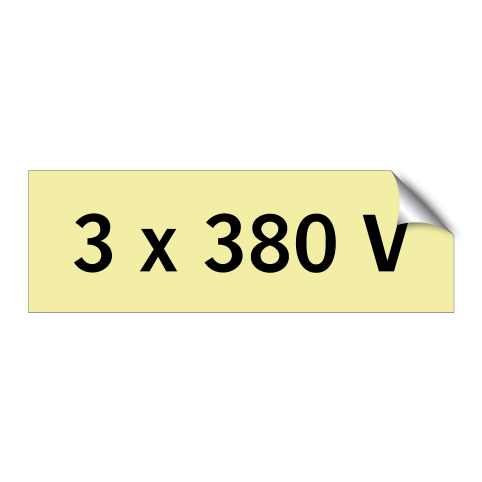 3 x 380 V