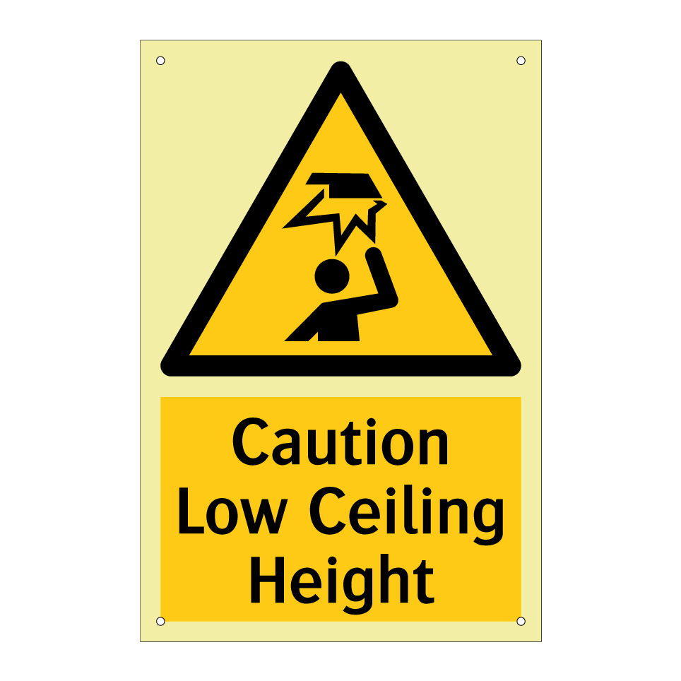 Caution Low Ceiling Height