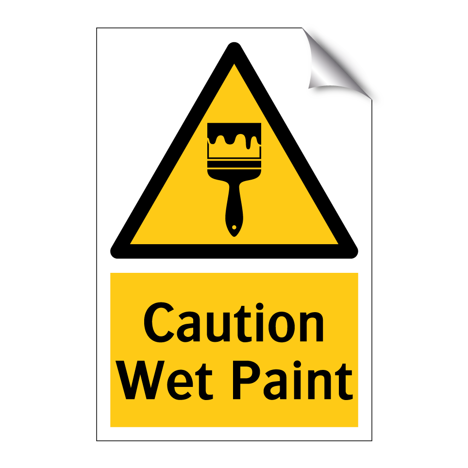 Caution Wet Paint