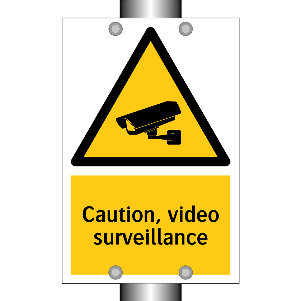 Caution, video surveillance