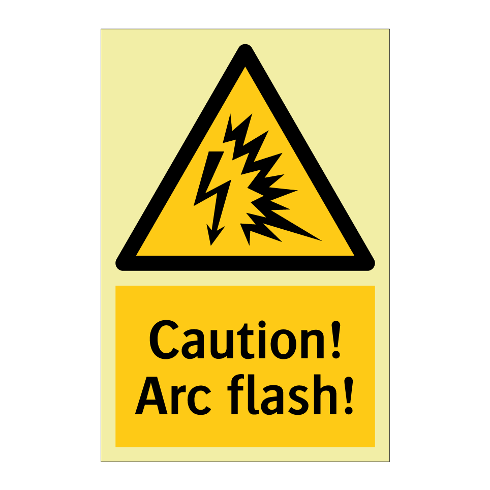 Caution! Arc flash!