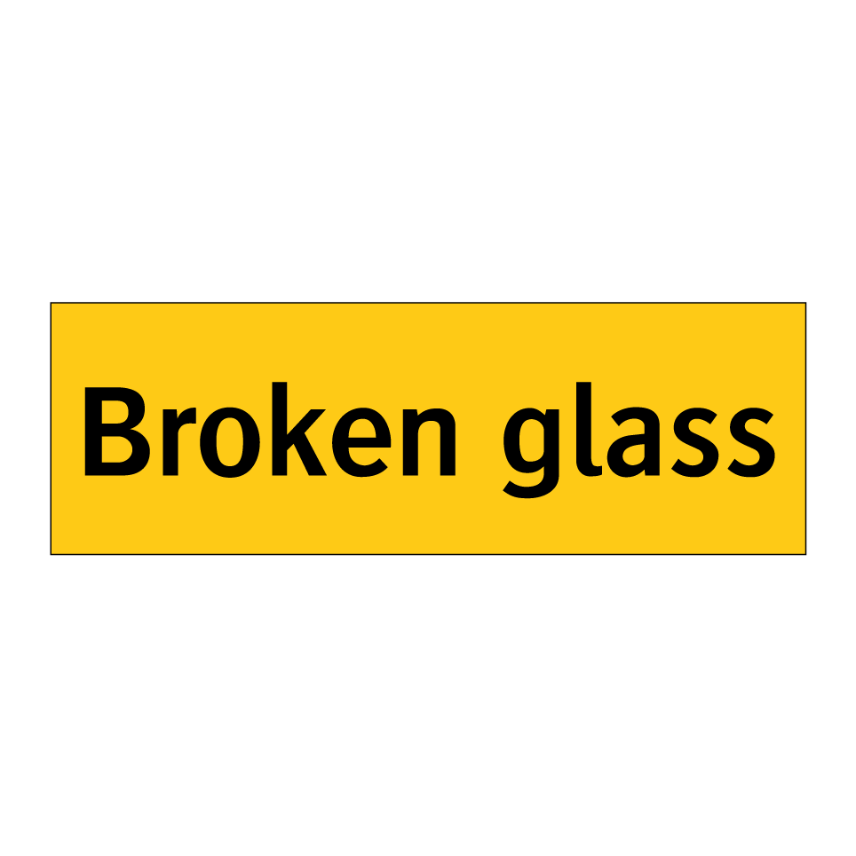 Broken glass