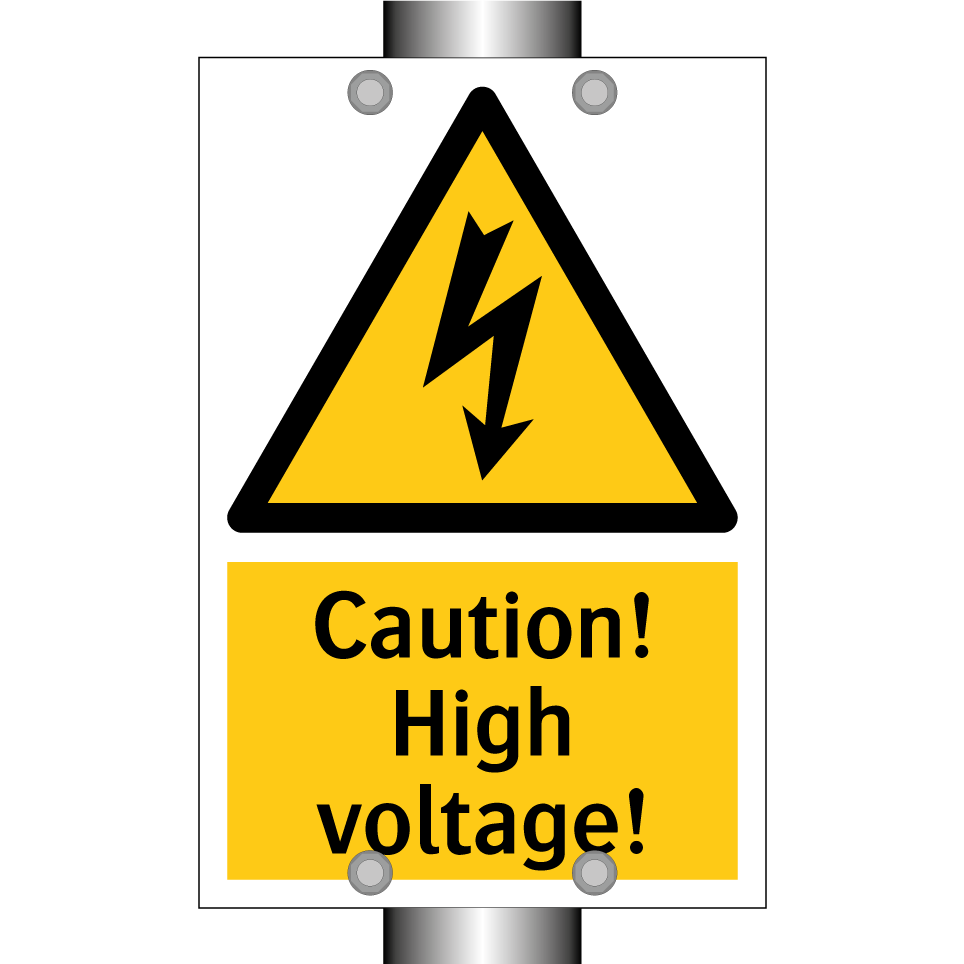 Caution! High voltage!
