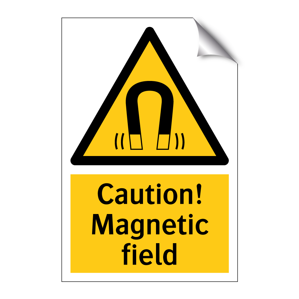 Caution! Magnetic field