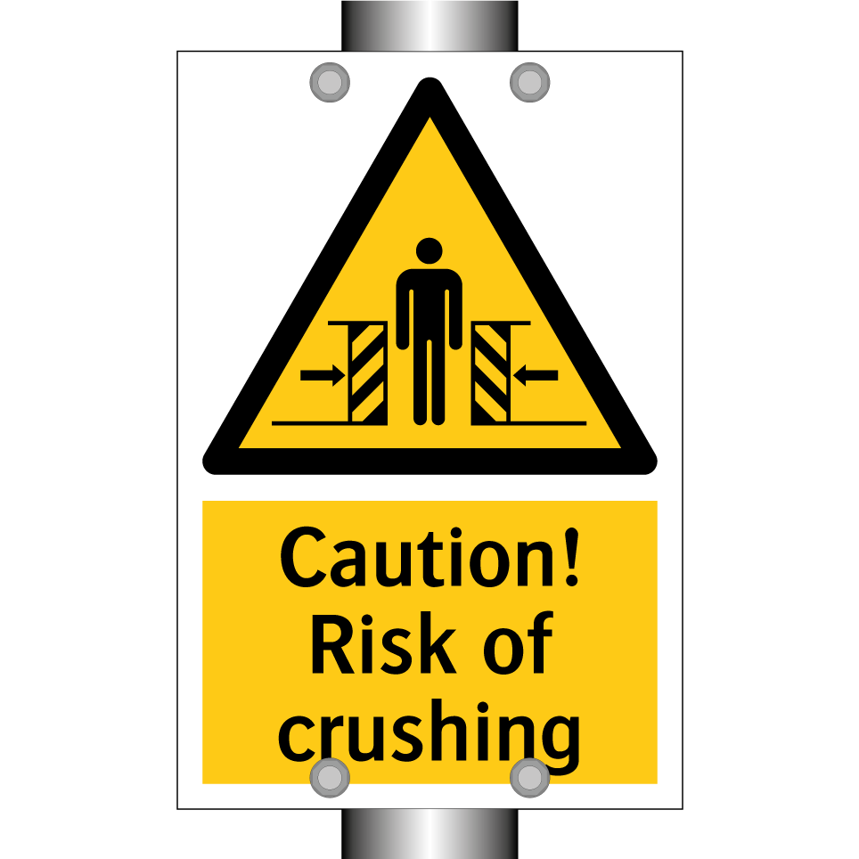 Caution! Risk of crushing