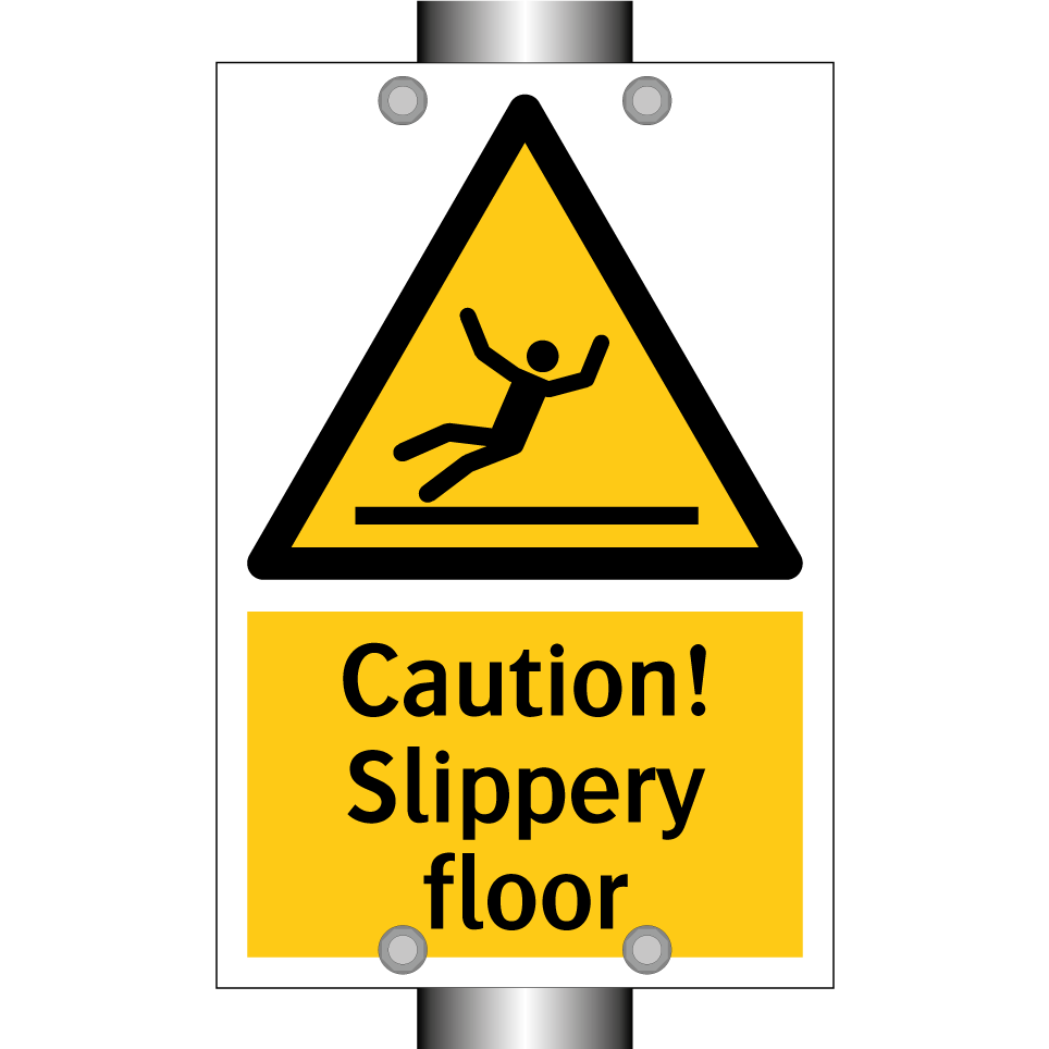 Caution! Slippery floor