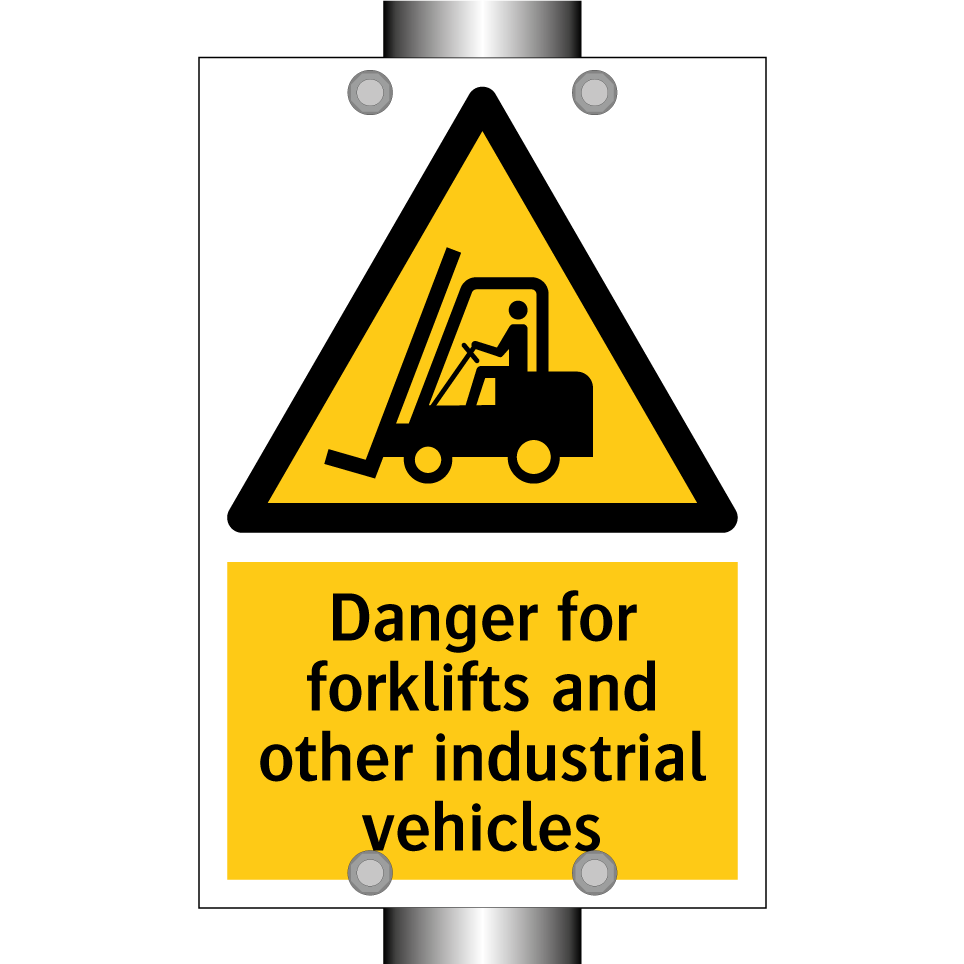 Danger for forklifts and other industrial vehicles