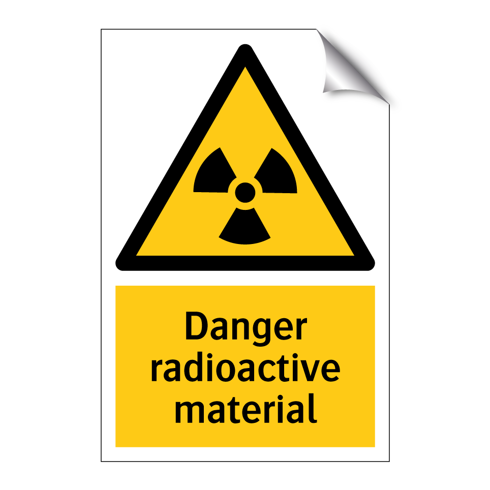Danger radioactive material