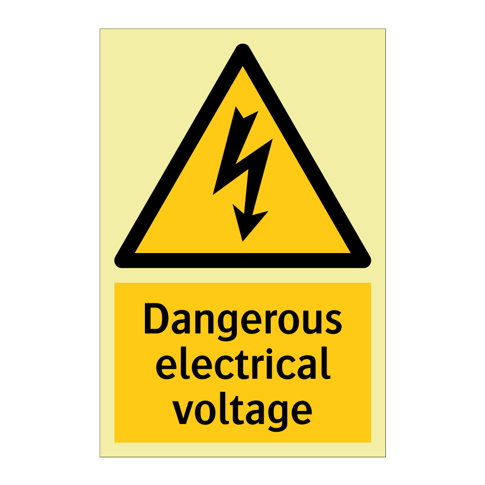 Dangerous electrical voltage
