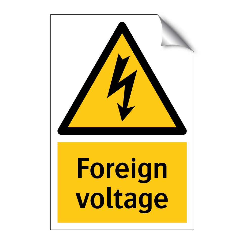 Foreign voltage