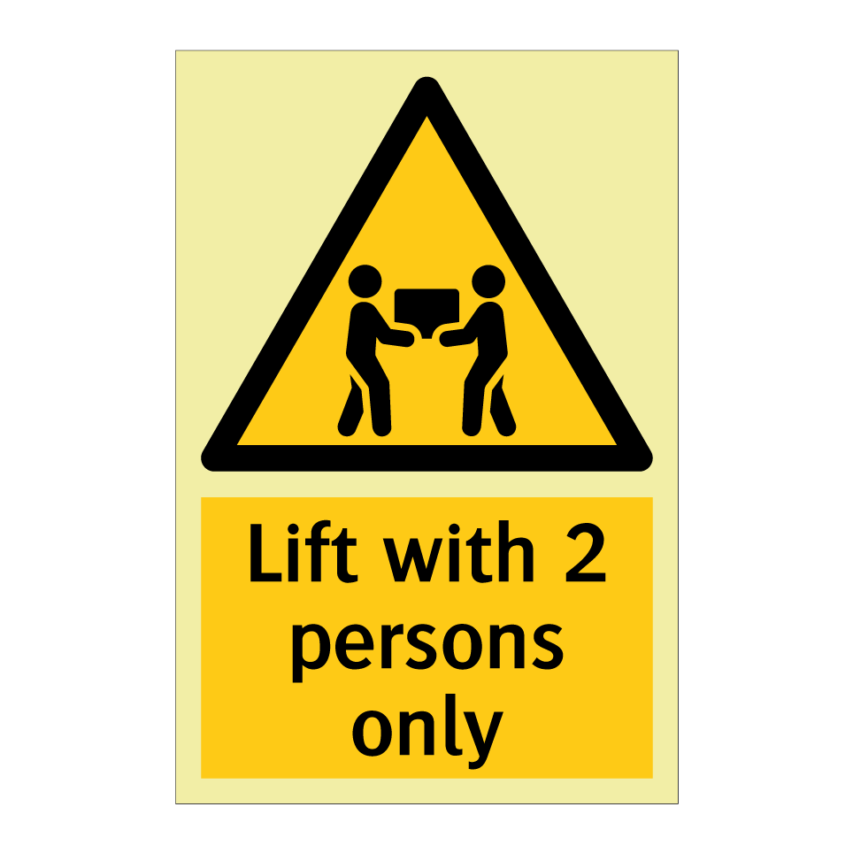Lift with 2 persons only