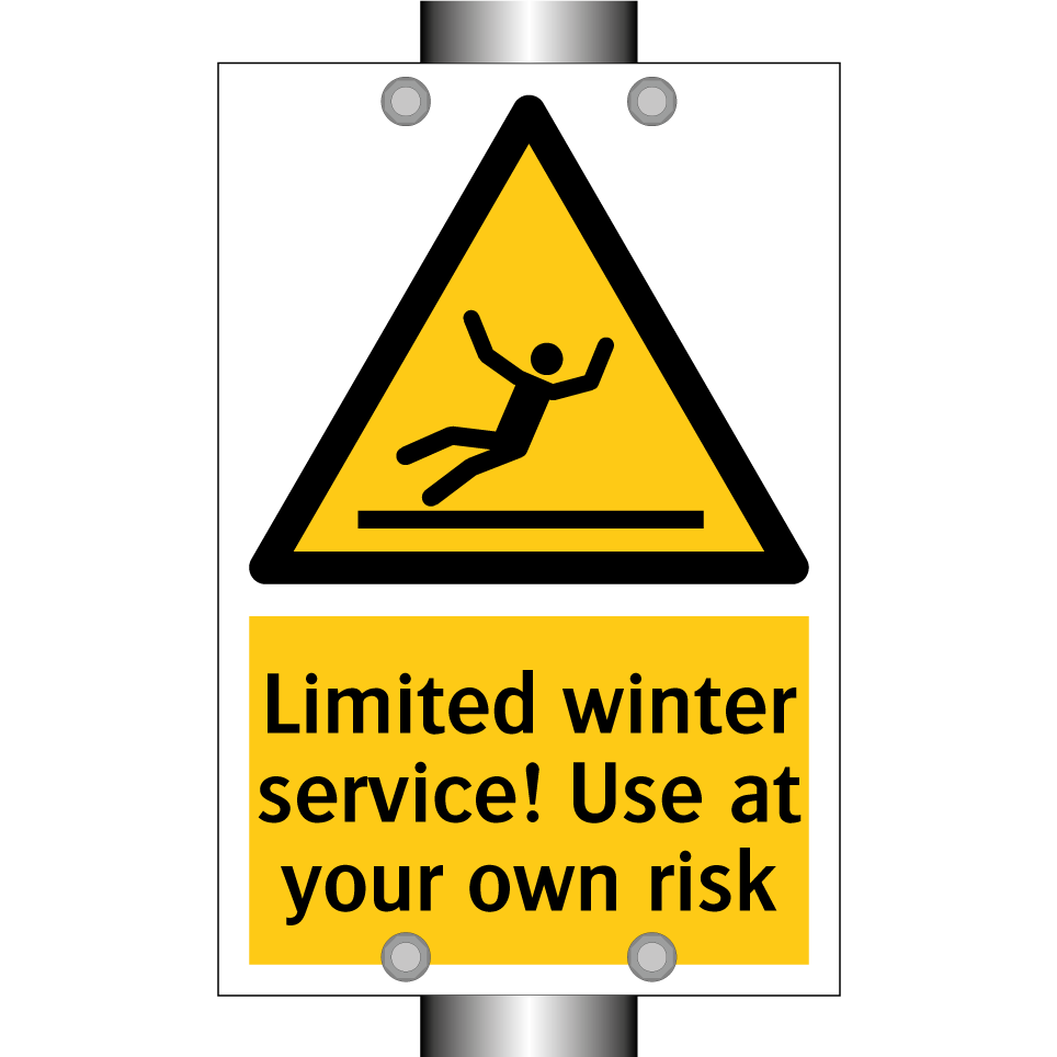 Limited winter service! Use at your own risk