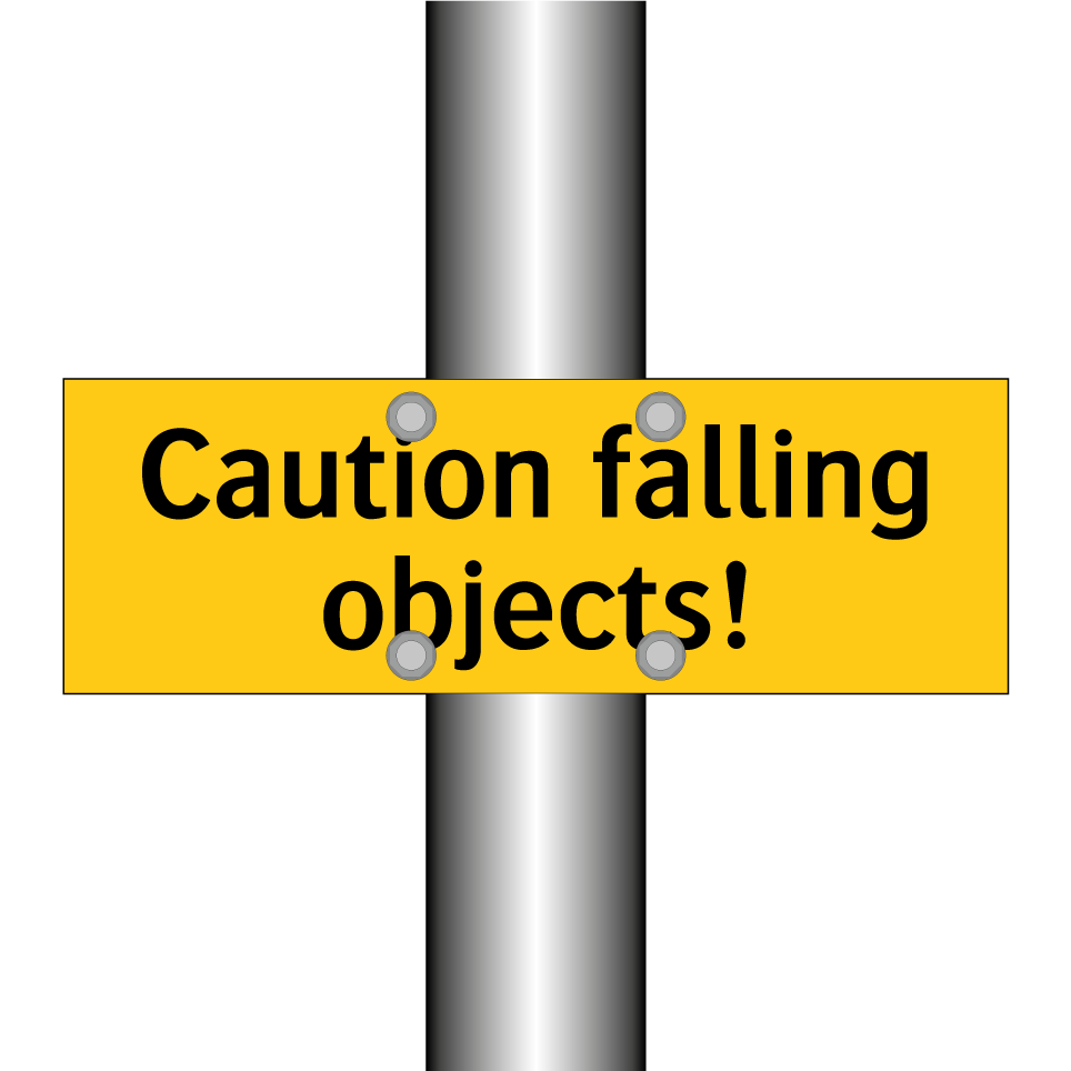 Caution falling objects!
