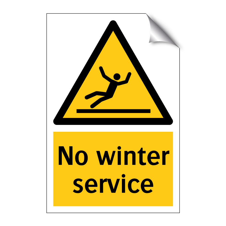 No winter service