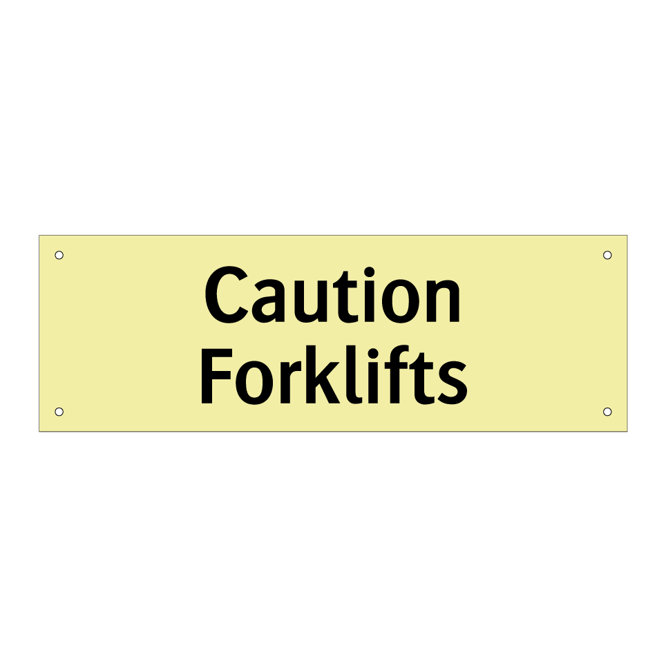 Caution Forklifts