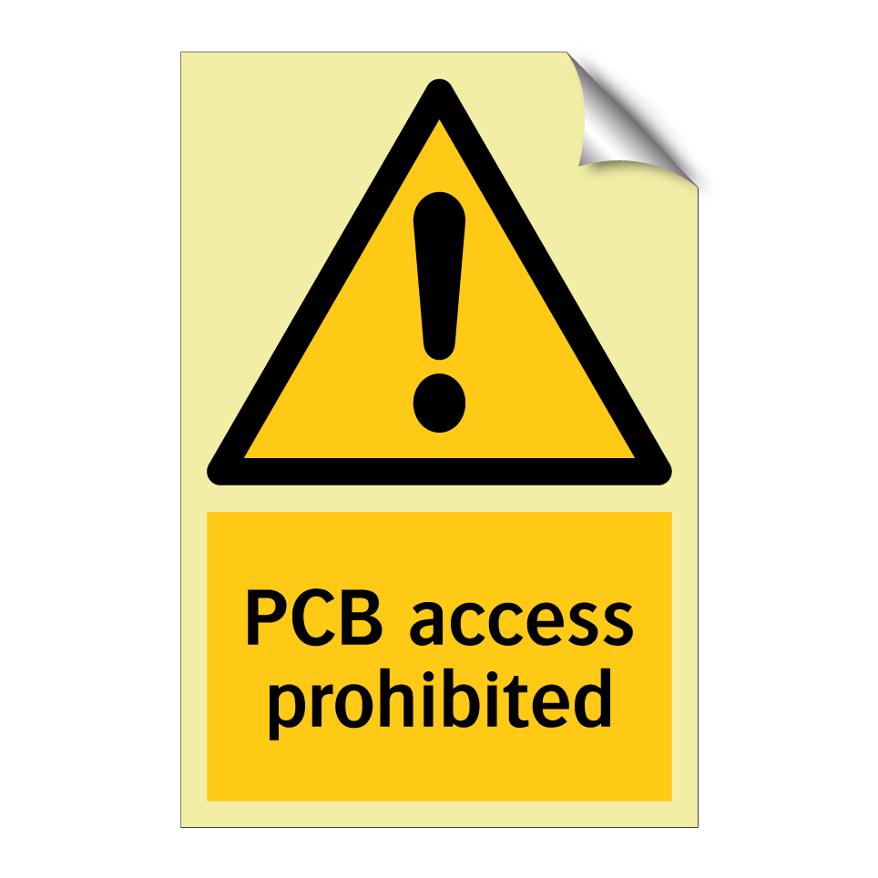 PCB access prohibited