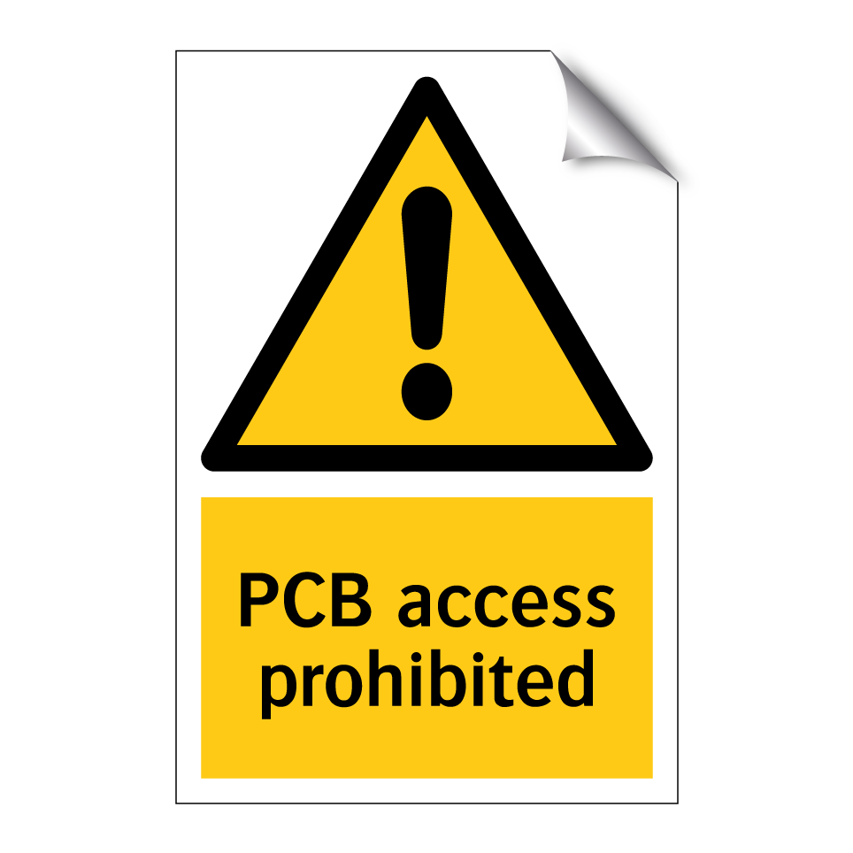 PCB access prohibited