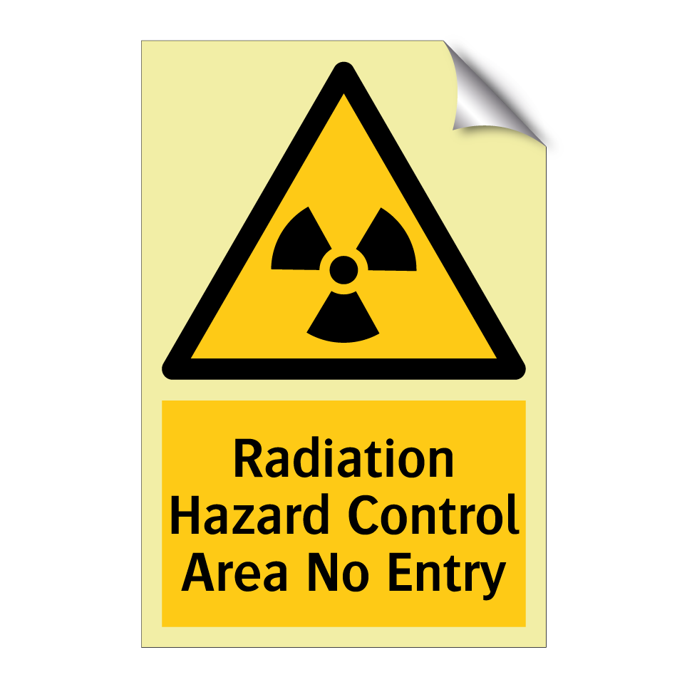 Radiation Hazard Control Area No Entry