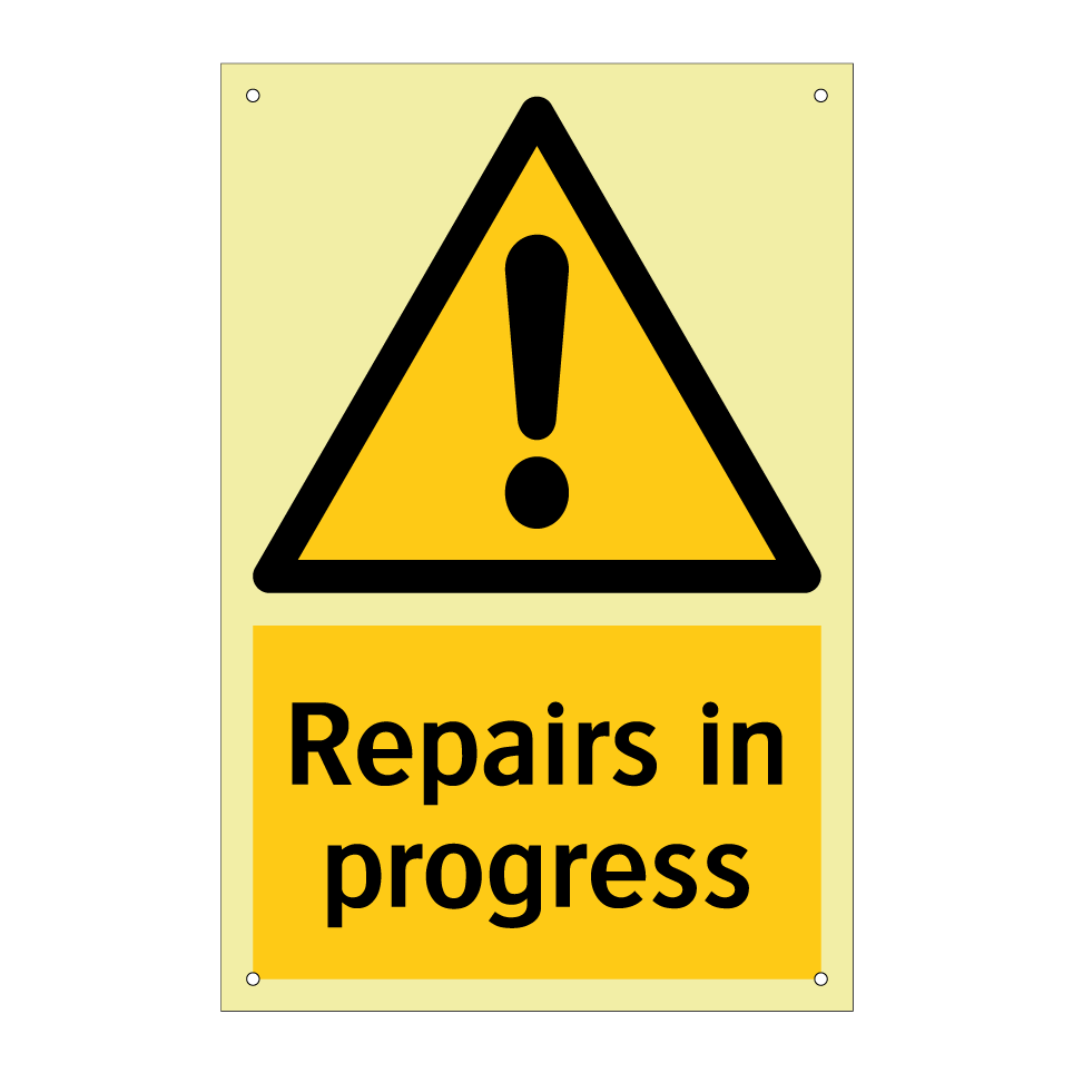 Repairs in progress