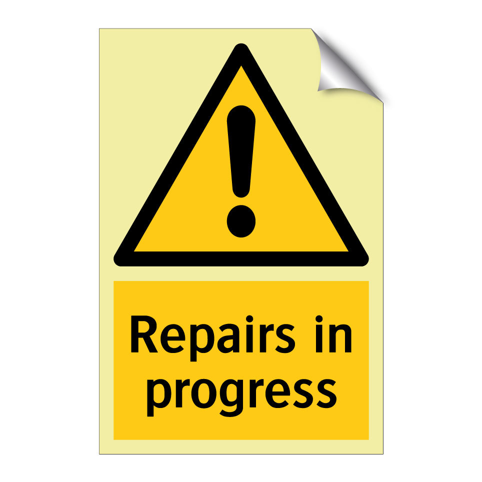 Repairs in progress