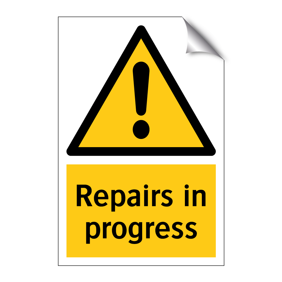 Repairs in progress