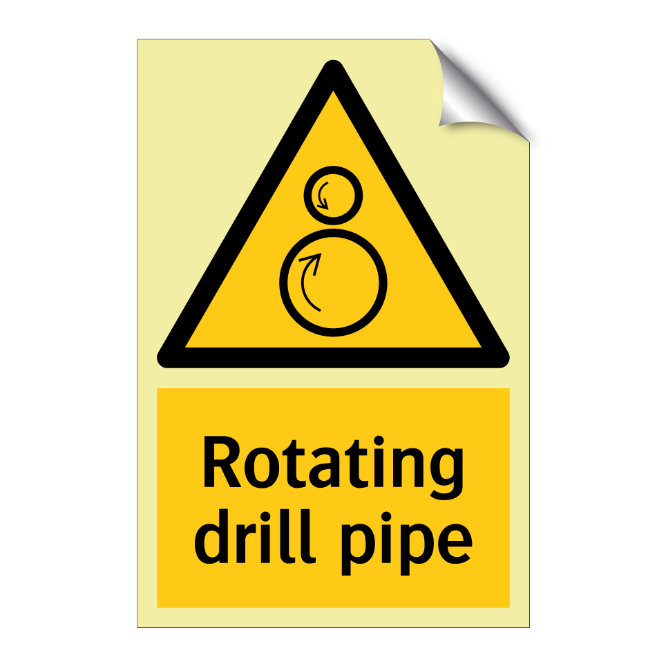 Rotating drill pipe