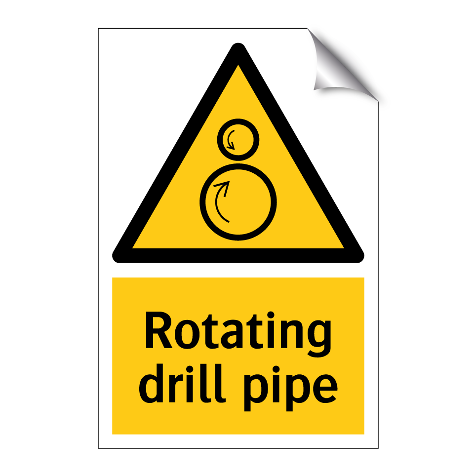 Rotating drill pipe