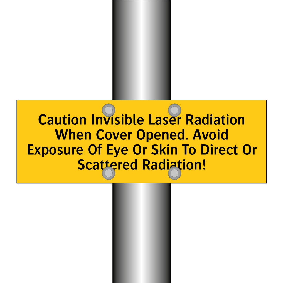 Caution Invisible Laser Radiation When Cover Opened. Avoid Exposure Of Eye Or Skin To Direct Or Scattered Radiation!