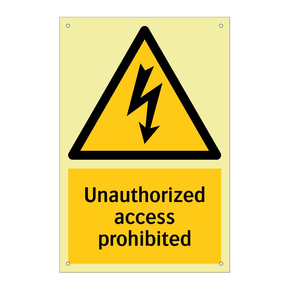 Unauthorized access prohibited