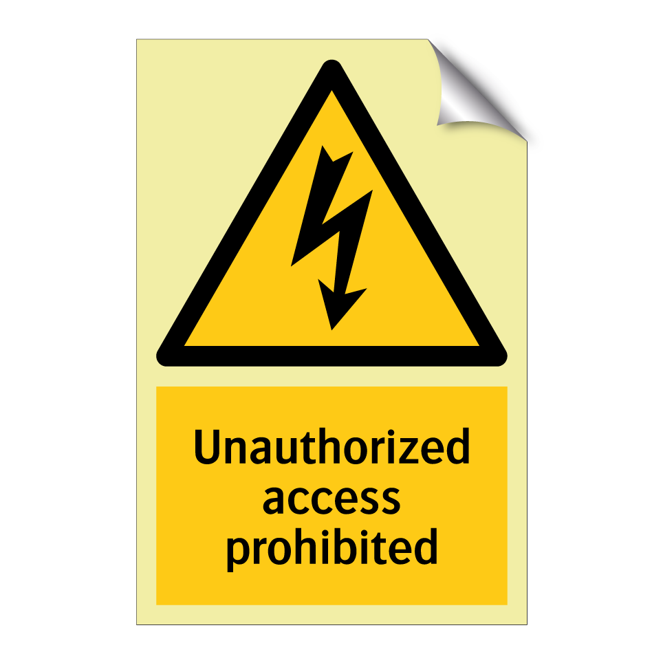 Unauthorized access prohibited
