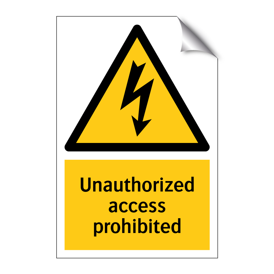 Unauthorized access prohibited