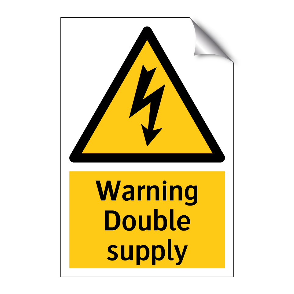 Warning Double supply
