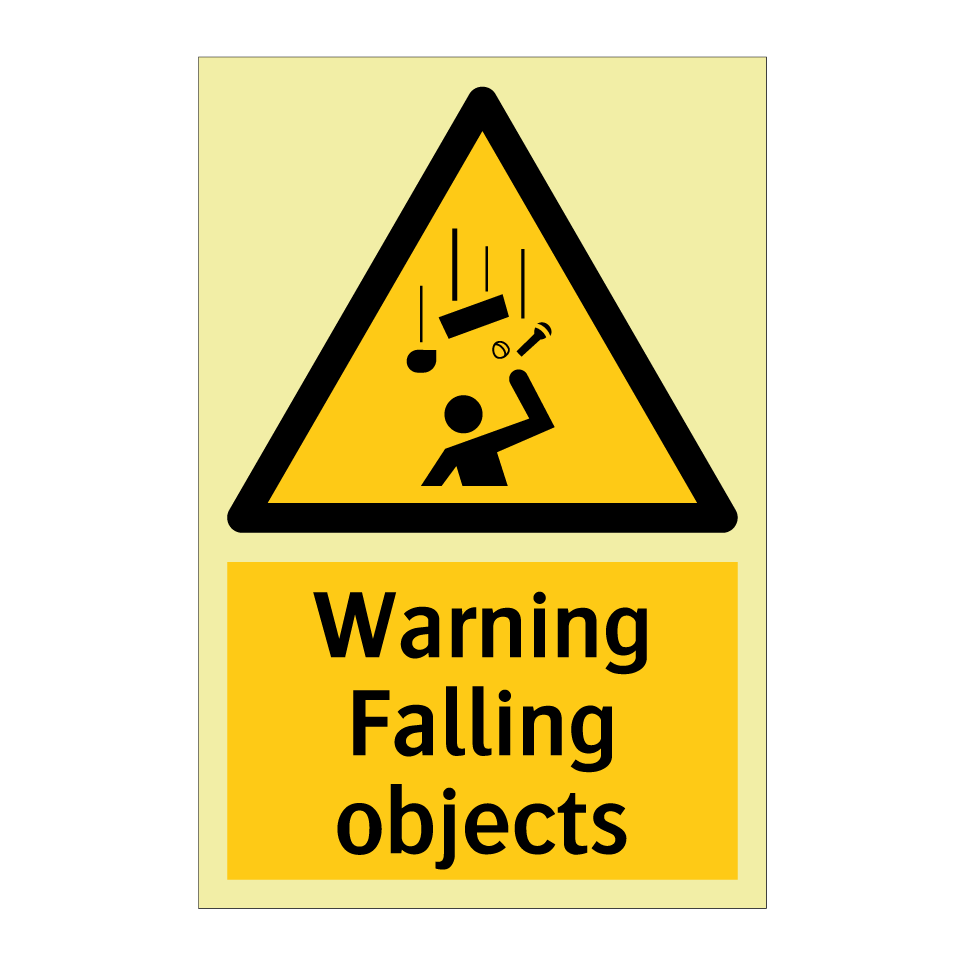 Warning Falling objects