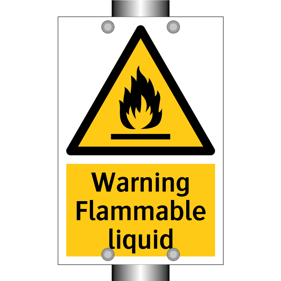 Warning Flammable liquid