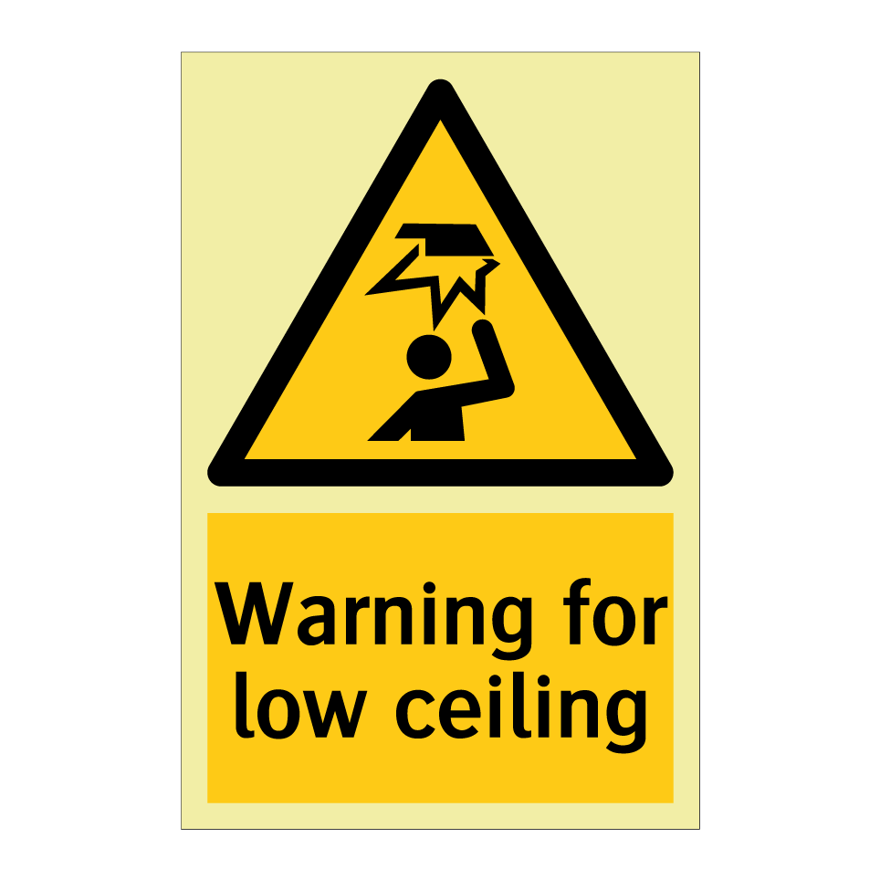 Warning for low ceiling