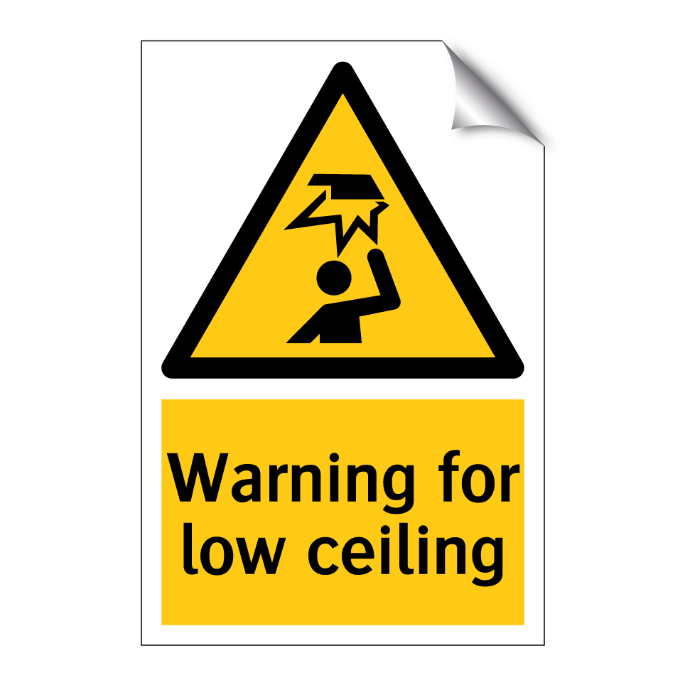 Warning for low ceiling