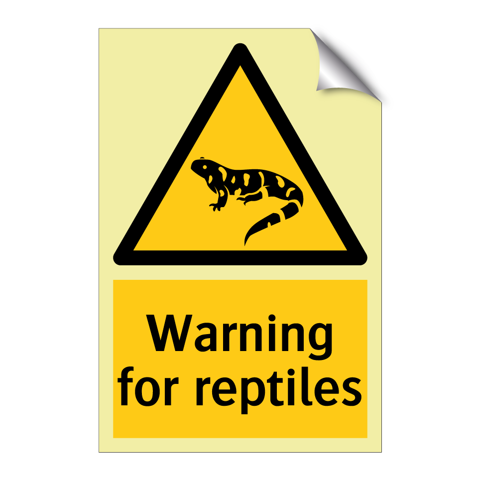 Warning for reptiles